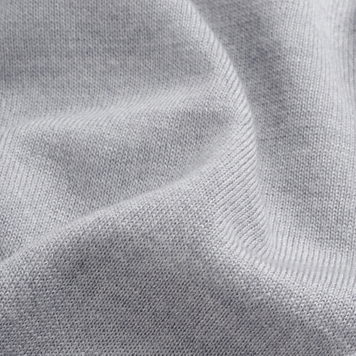 V Neck Moonstone Grey