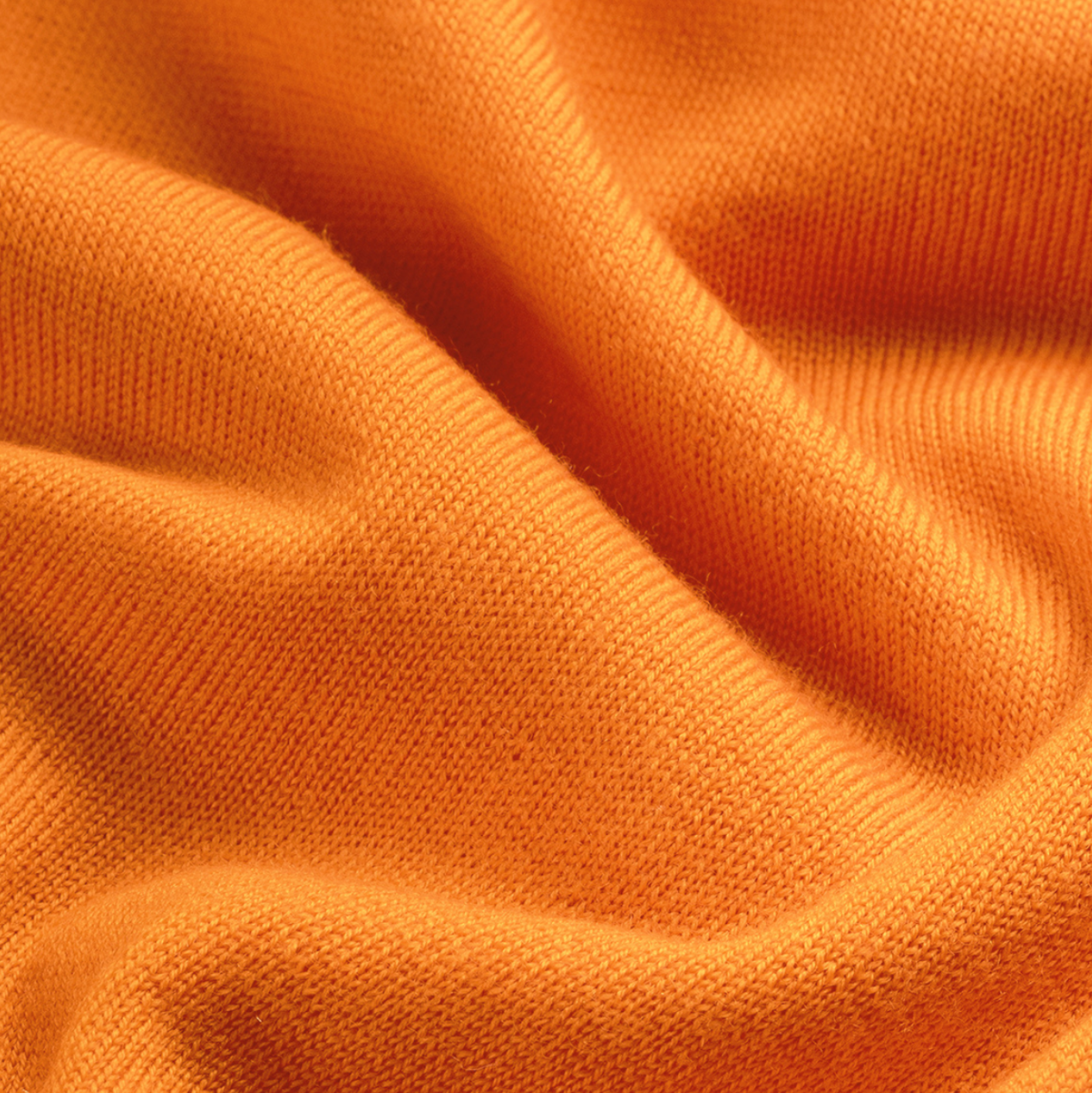 Crew Neck Curcuma Orange