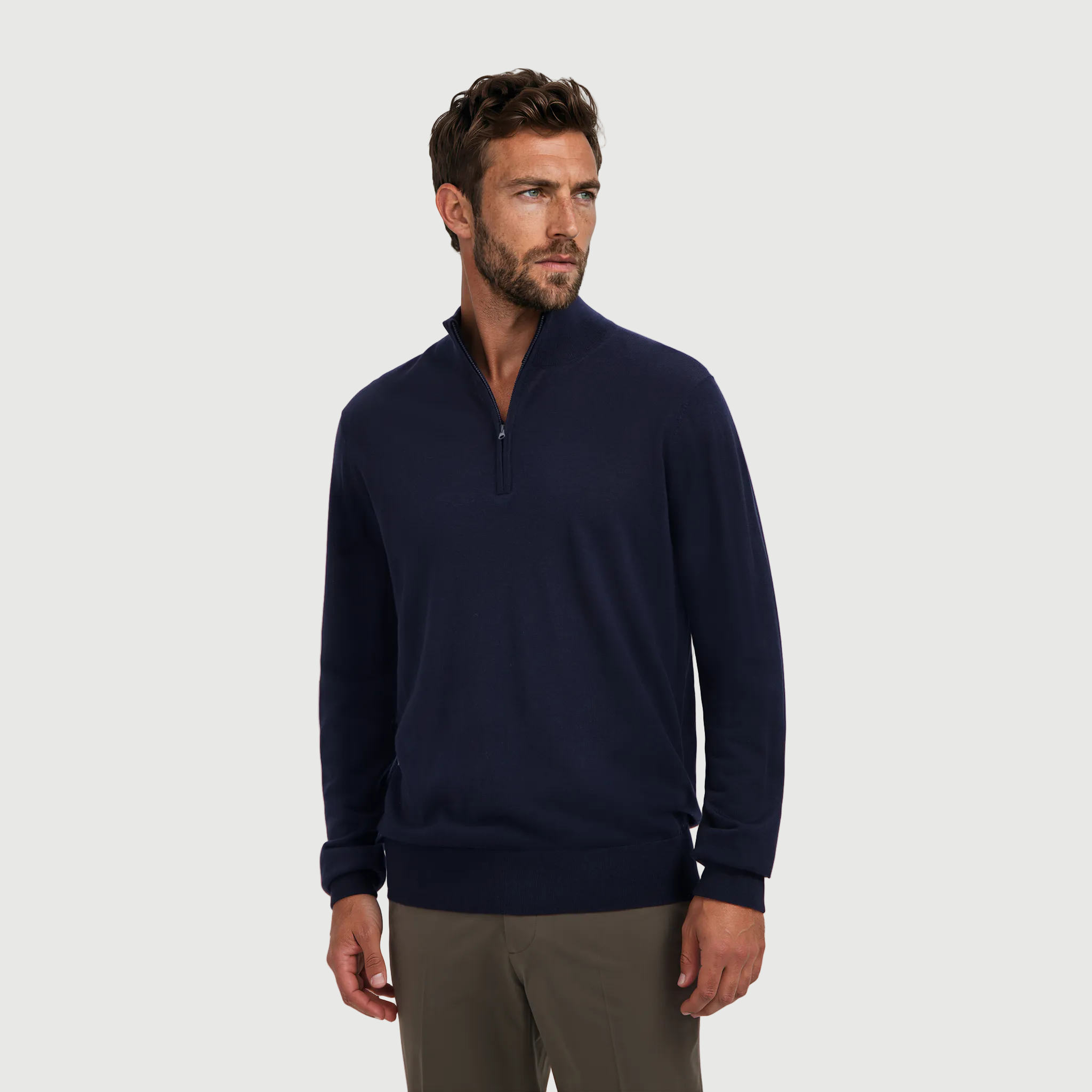Zip Up Navy Blue