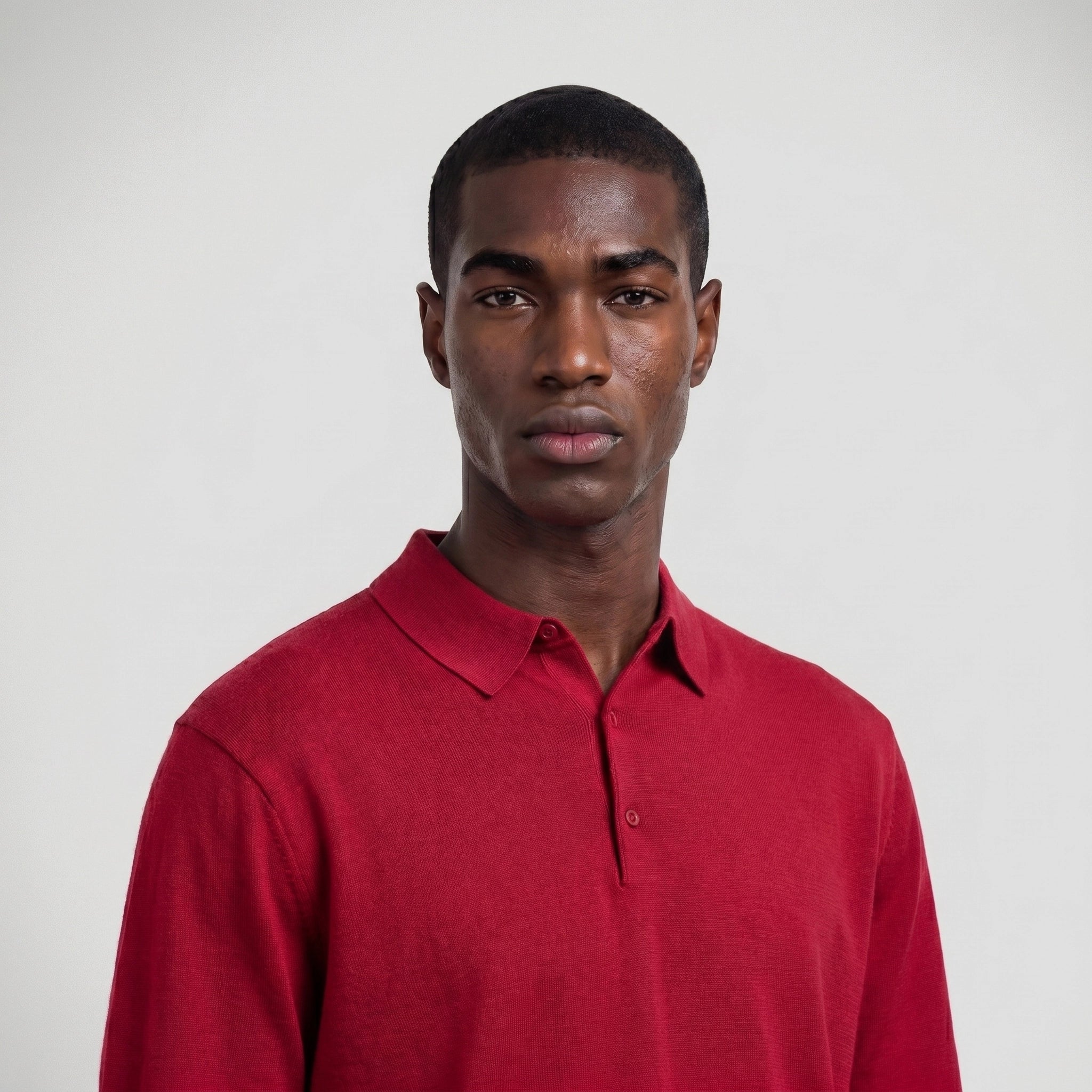 Polo Long Sleeve Pepper Red