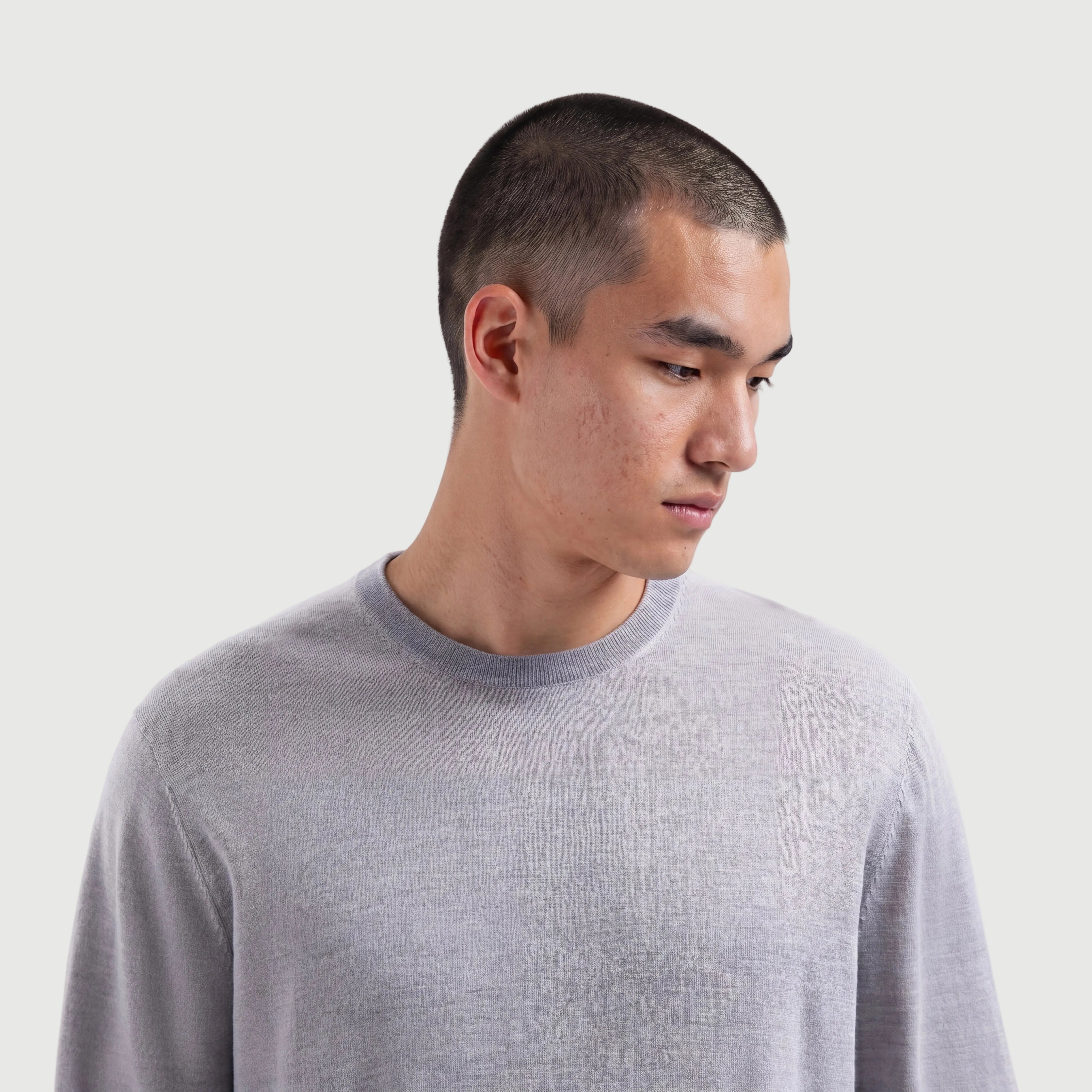 Crewneck Moonstone Grey