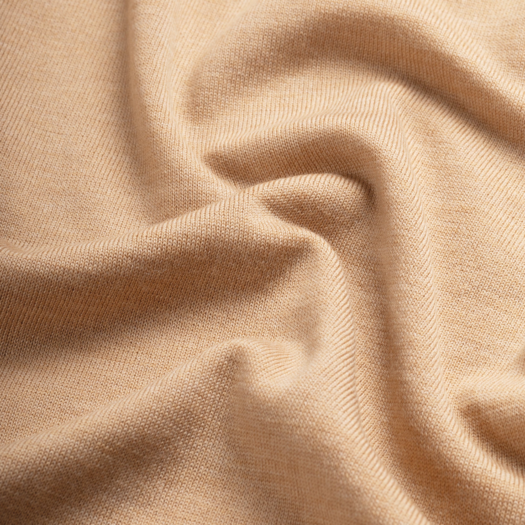 Crew Neck 100% Merino - Sahara Sand