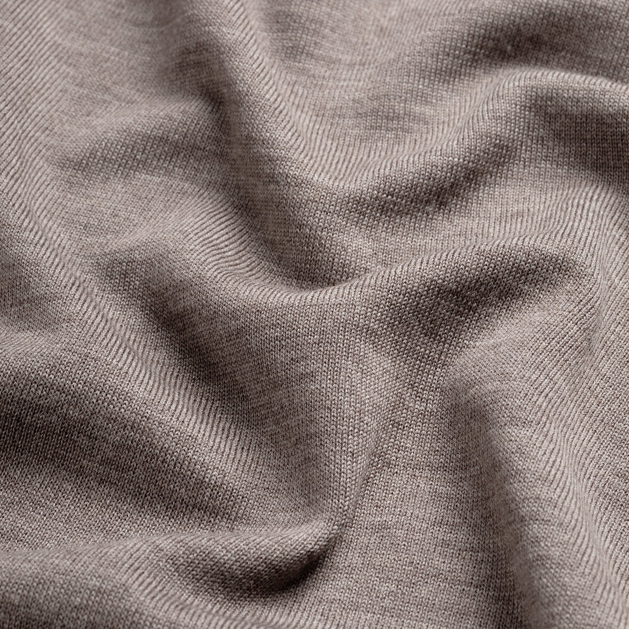 Crew Neck 100% Merino - Oak Brown