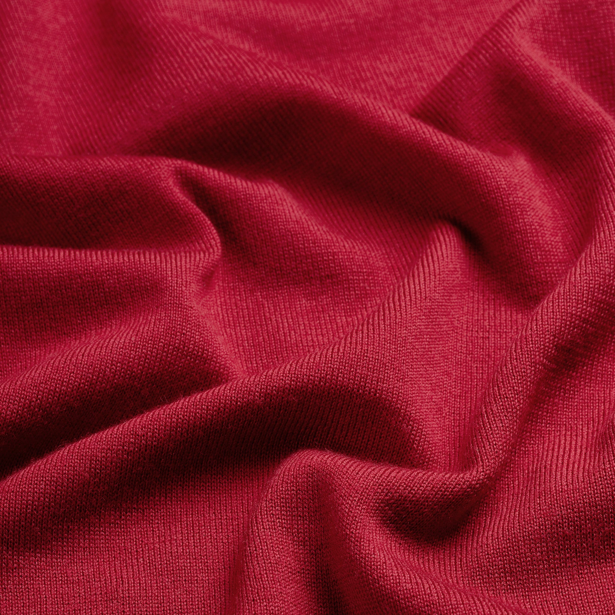Polo Long Sleeve 100% Merino - Pepper Red