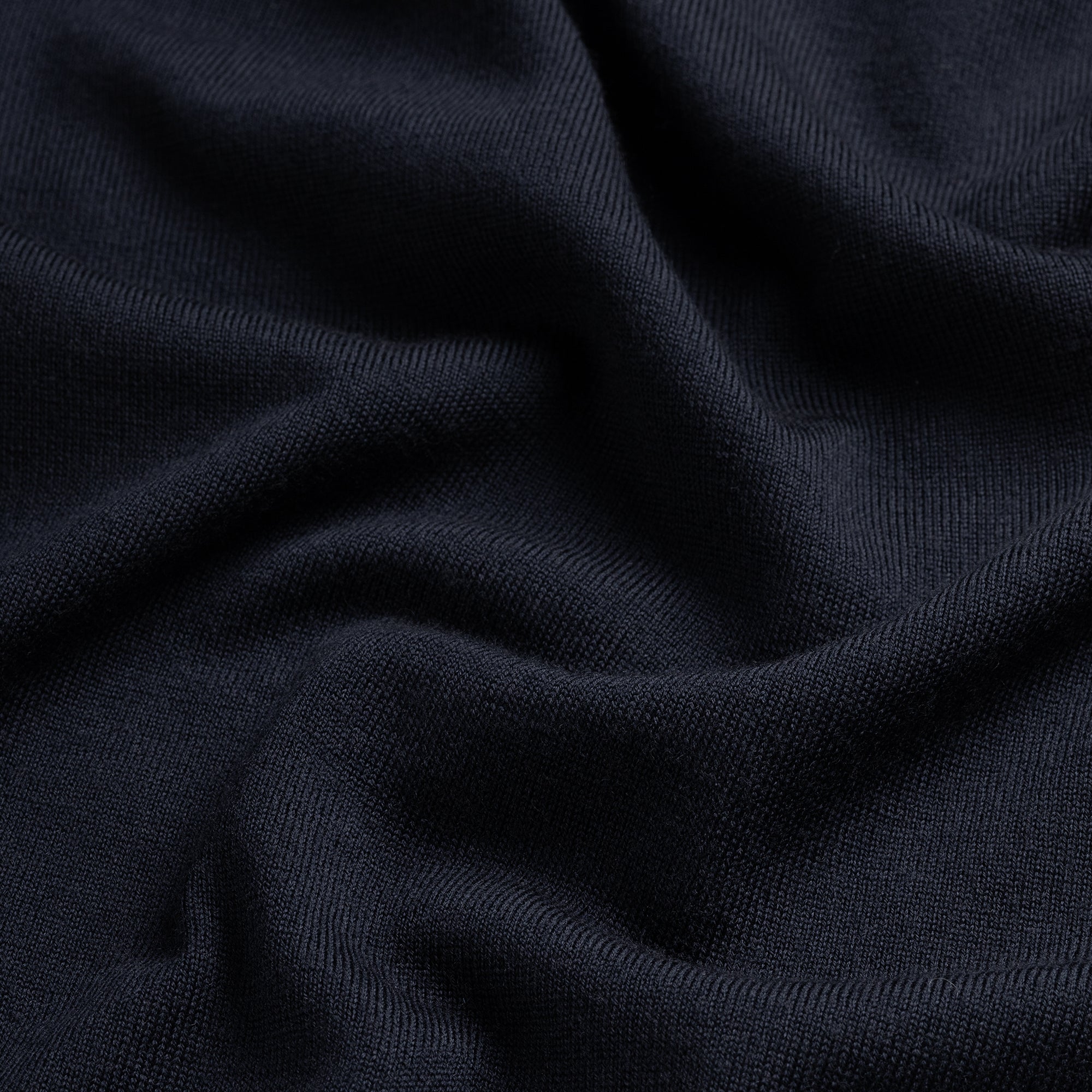 V Neck 100% Merino - Navy Blue