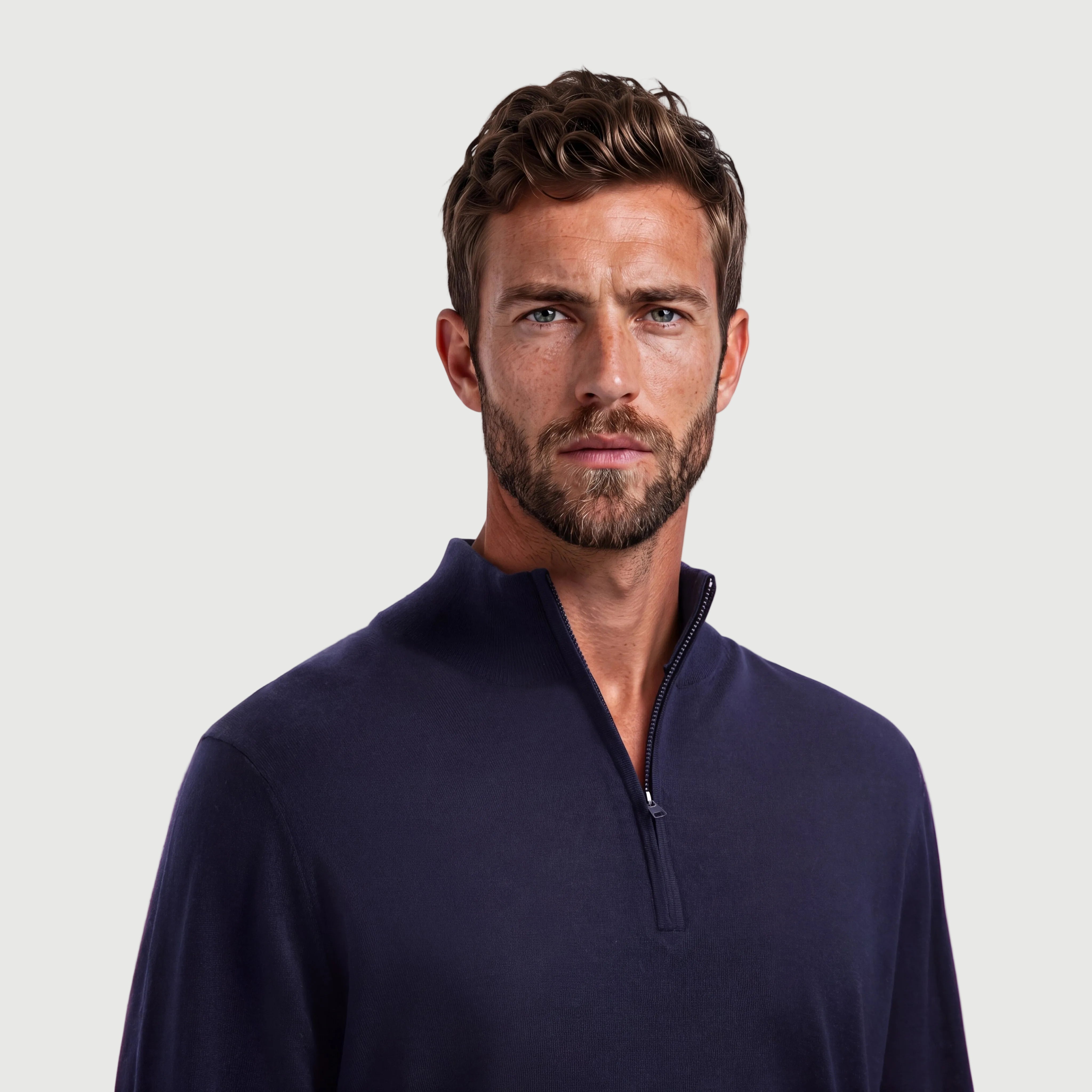 Zip Up Navy Blue