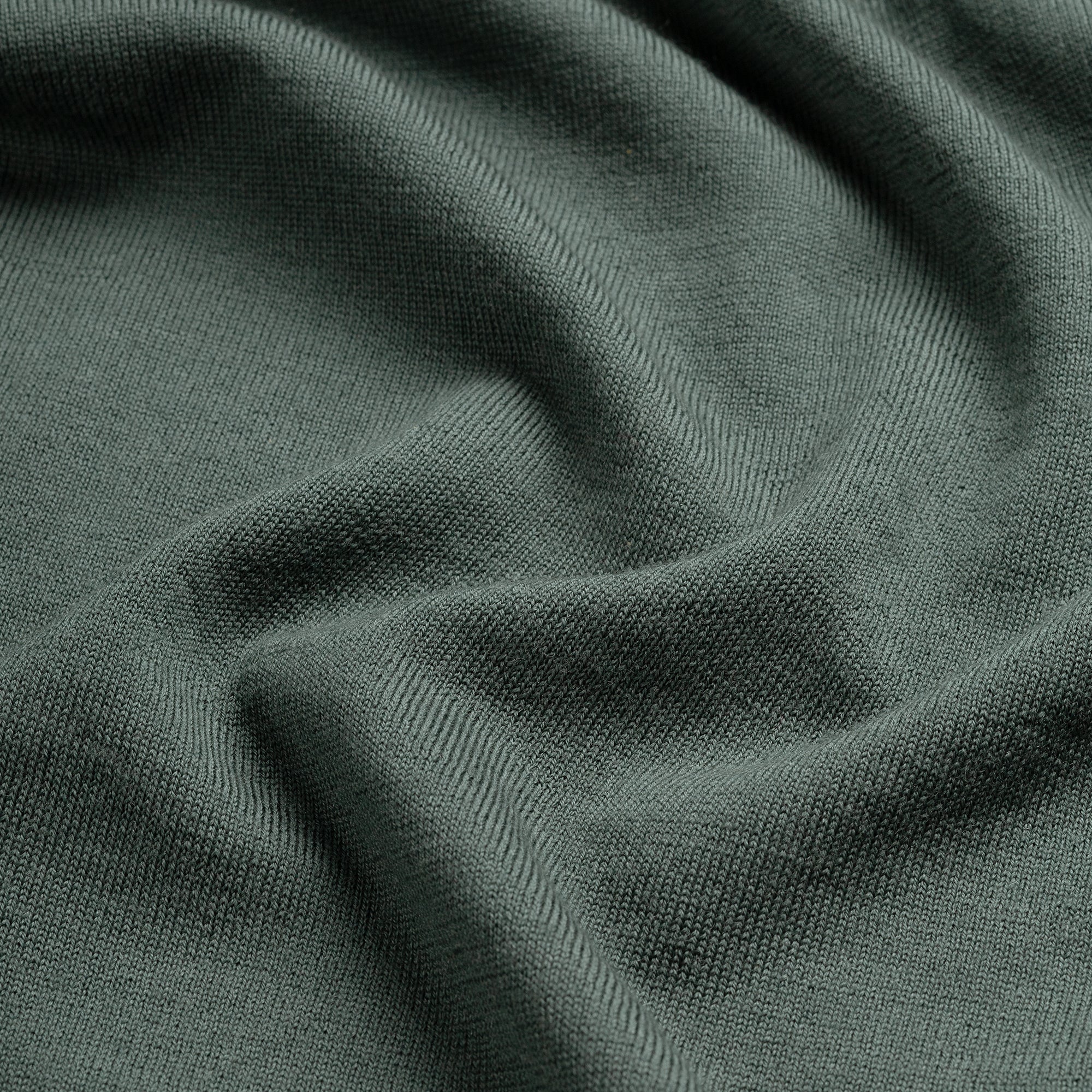 Crew Neck 100% Merino - Fernstone green