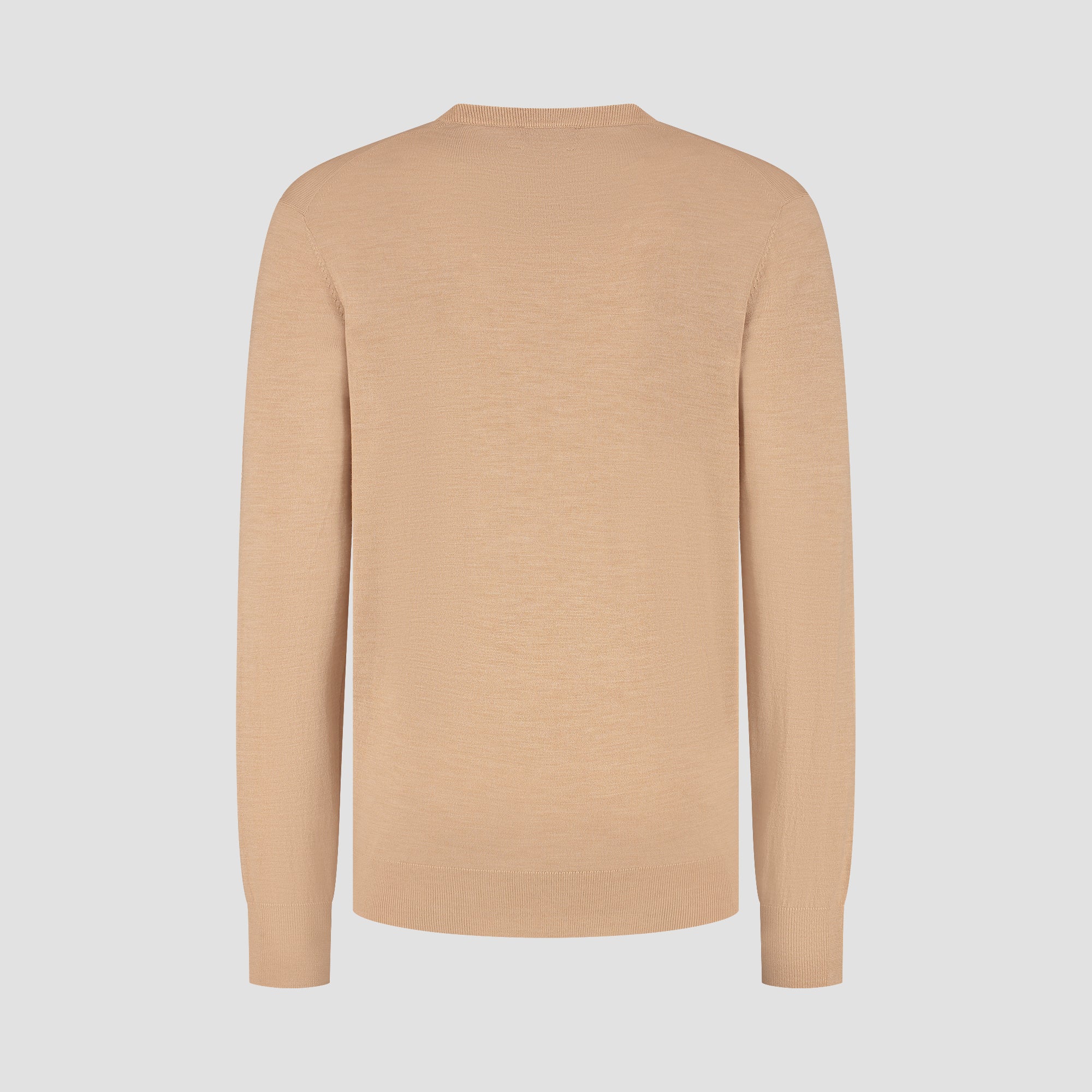 Crew Neck 100% Merino - Sahara Sand