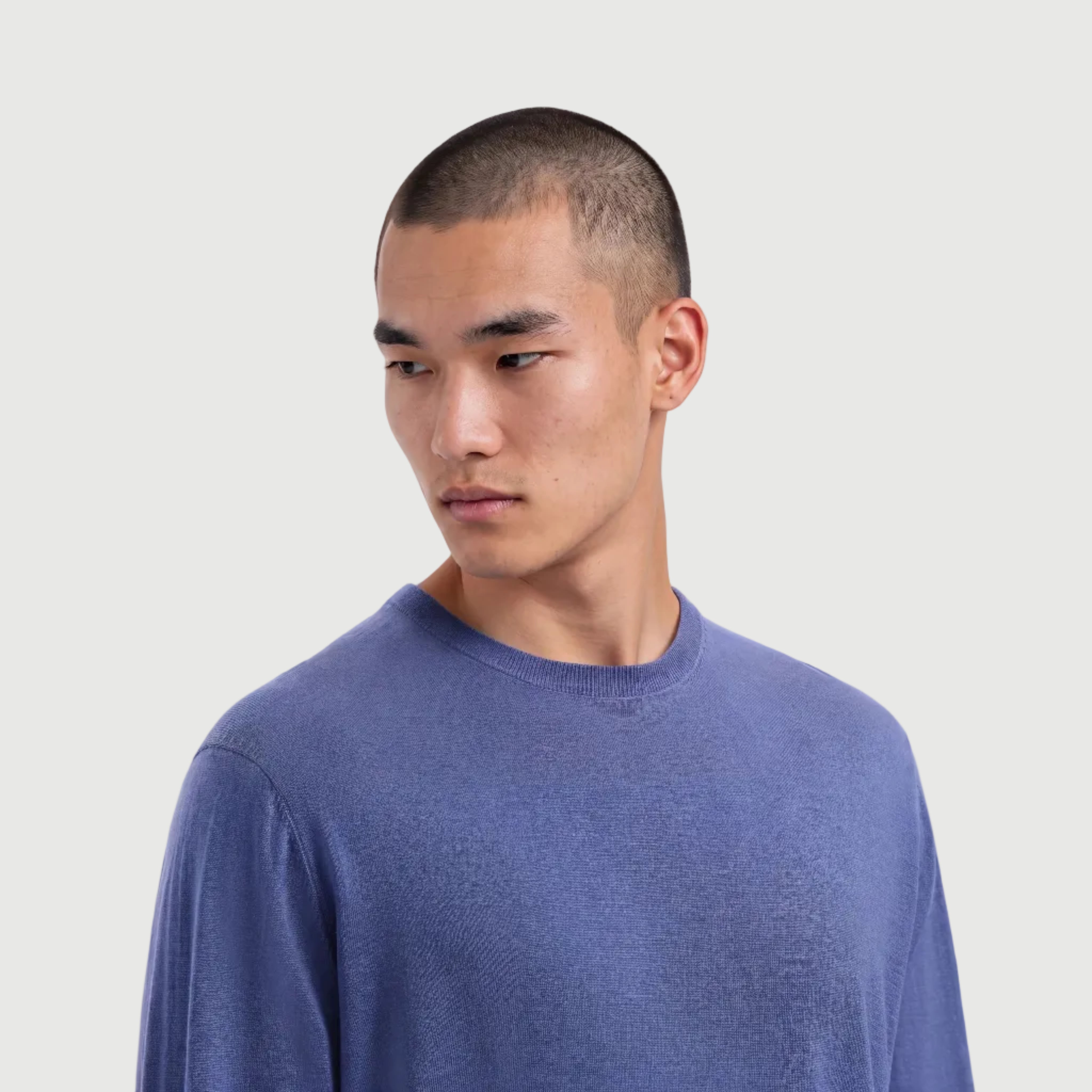 Crew Neck Pacific Blue