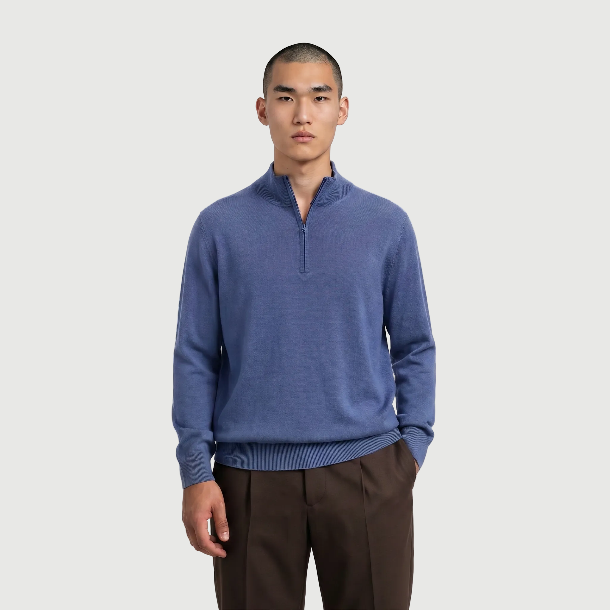 Zip Up Pacific Blue